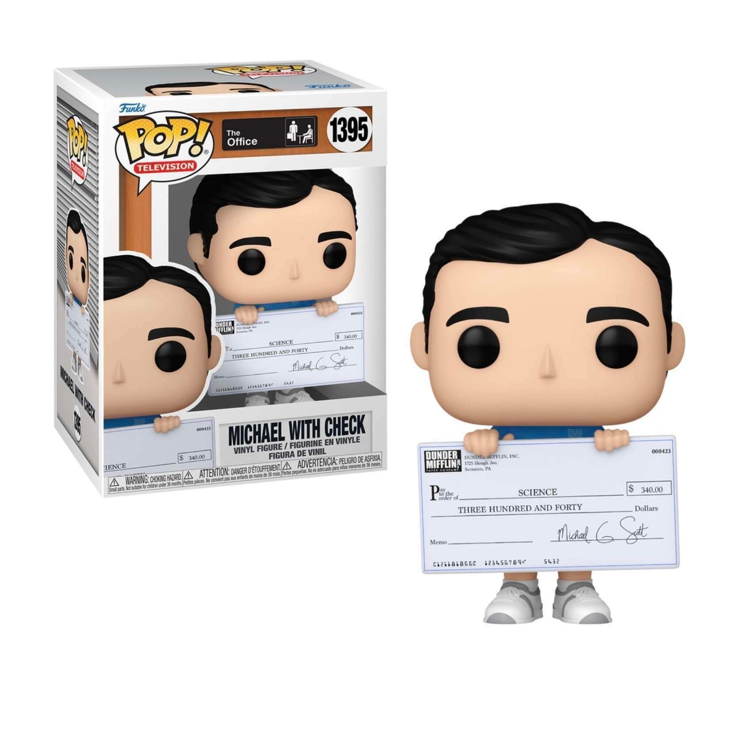 The Office - MIchael with Check #1395 - Funko Pop! Vinyl Figure (Television)