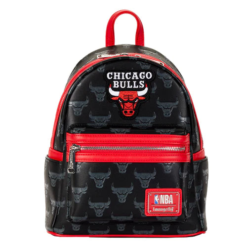 NBA Chicago Bulls Debossed Logo Mini-Backpack by Loungefly