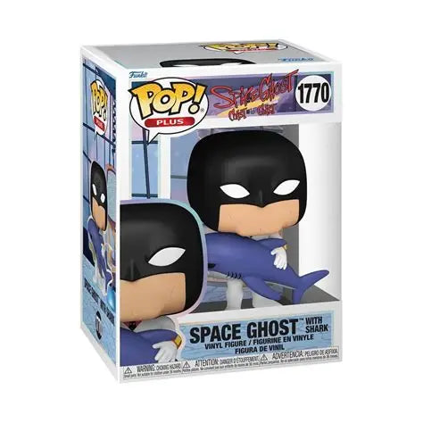 Space Ghost Coast to Coast- Space Ghost w/Shark #1770 Funko Pop! Plus Vinyl Figure (Television)
