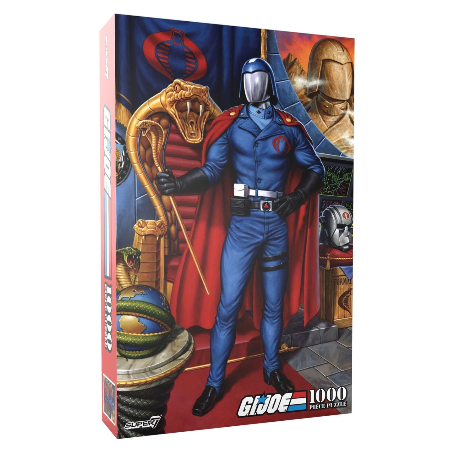 GI Joe -Cobra Commander - 1000 Piece Jigsaw Puzzle by Super 7