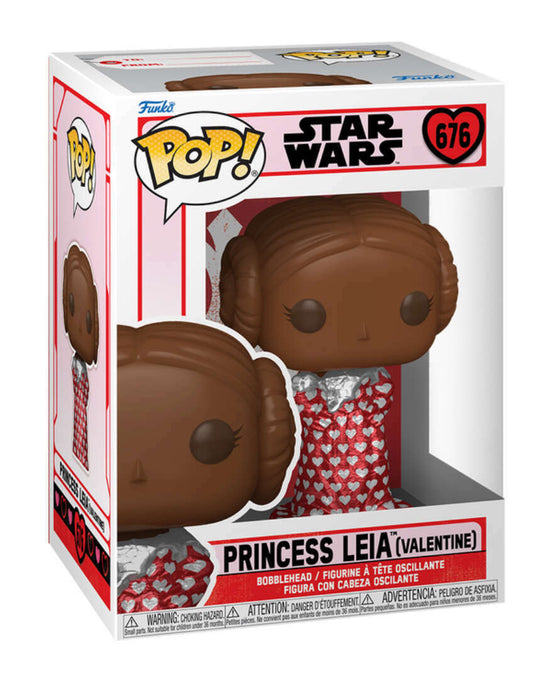 Star Wars - Princess Leia #676 (Valentine) - Funko Pop Vinyl Figure