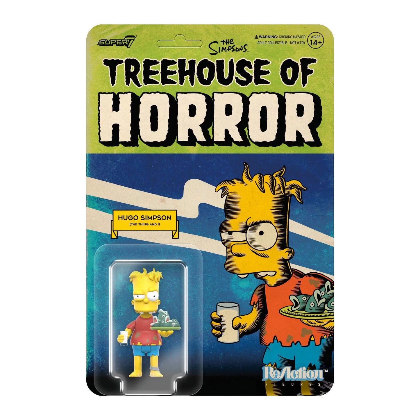 The Simpsons: Treehouse of Horror - Hugo Simpson - ReAction Figure by Super 7 (Cartoon)