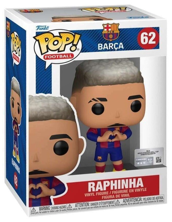 FC Barcelona - Raphinha #62 - Funko Pop Vinyl Figure (Sports)