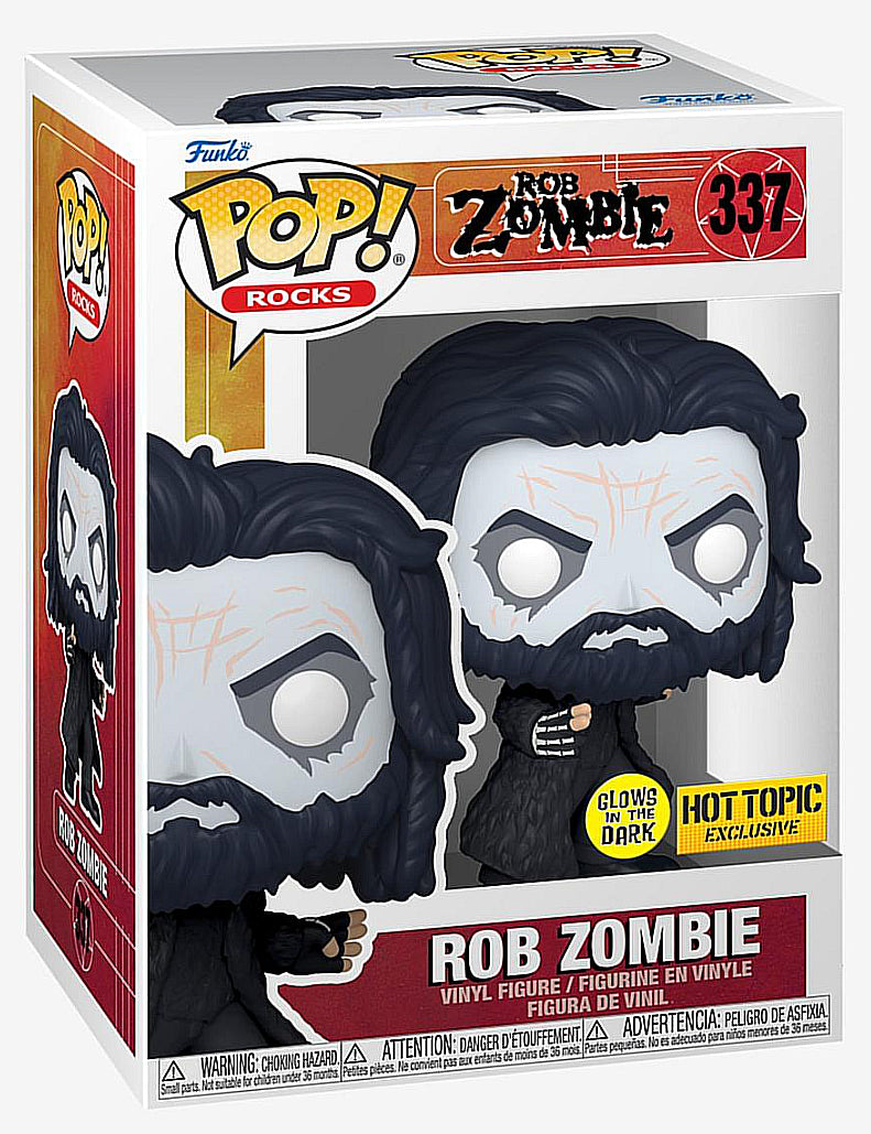 Rob Zombie (GITD) #337 - Exclusive Funko Pop! Vinyl figure (rocks)