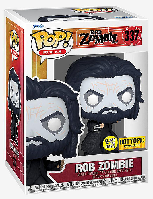 Rob Zombie (GITD) #337 - Exclusive Funko Pop! Vinyl figure (rocks)