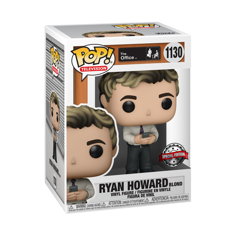 The Office - Ryan Howard (Blonde) #1130 - Exclusive Funko Pop! Vinyl Figure | Tall Man Toys