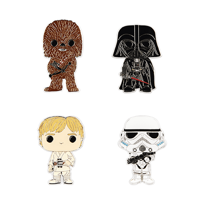 Star Wars POP pins 4 pack