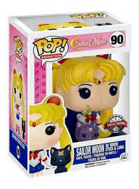 Sailor Moon Stick and Luna 90 exclusive Funko Pop! Vinyl figure Anime