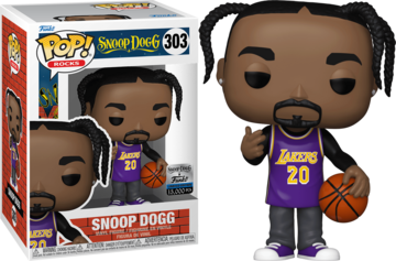 Snoop Dogg lakers jersey exclusive Funko Pop! Vinyl figure rocks