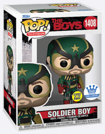 The Boys Soldier Boy GITD 1408 exclusive Funko Pop! Vinyl figure movies