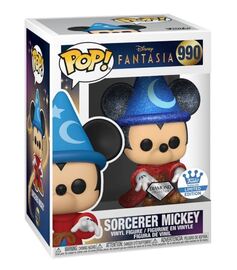 Disney Fantasia Sorcerer Mickey Diamond exclusive 990 Funko Pop! Vinyl figure