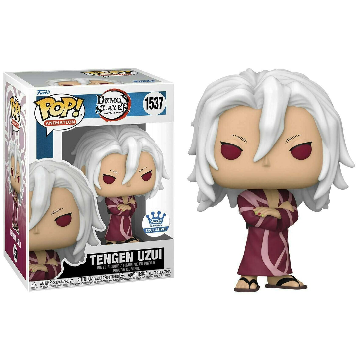 Demon Slayer Tengen Uzui 1537  Exclusive Funko Pop! Vinyl figure