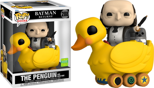 Batman Returns the Penguin w/ Duck ride Funko Pop! Vinyl Figure dc Comics