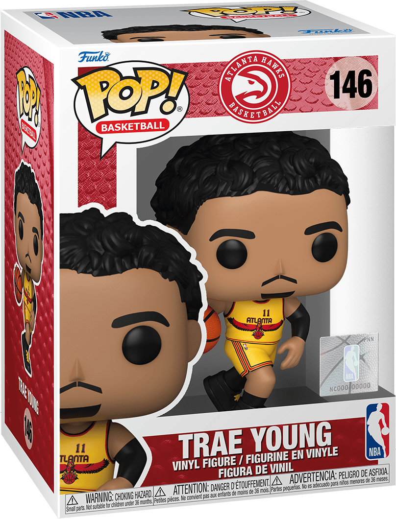 NBA Hawks - Trae Young #146 (Yellow Jersey) - Funko Pop! Vinyl Figure (sports)