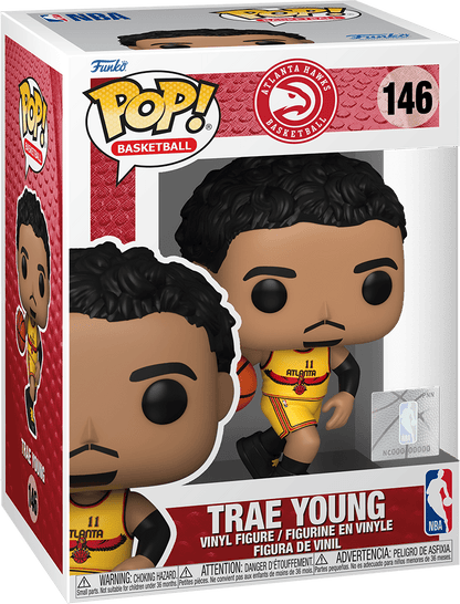 NBA Hawks - Trae Young #146 (Yellow Jersey) - Funko Pop! Vinyl Figure (sports)