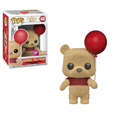 Disney Christopher Robin Winnie the Pooh flocked exclusive Funko Pop! Vinyl figure