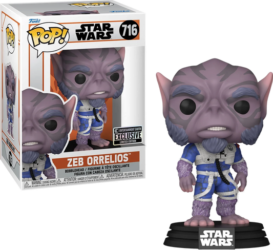 Star Wars: The Mandalorian - Zeb Orrelios #716 Exclusive Funko Pop Vinyl Figure