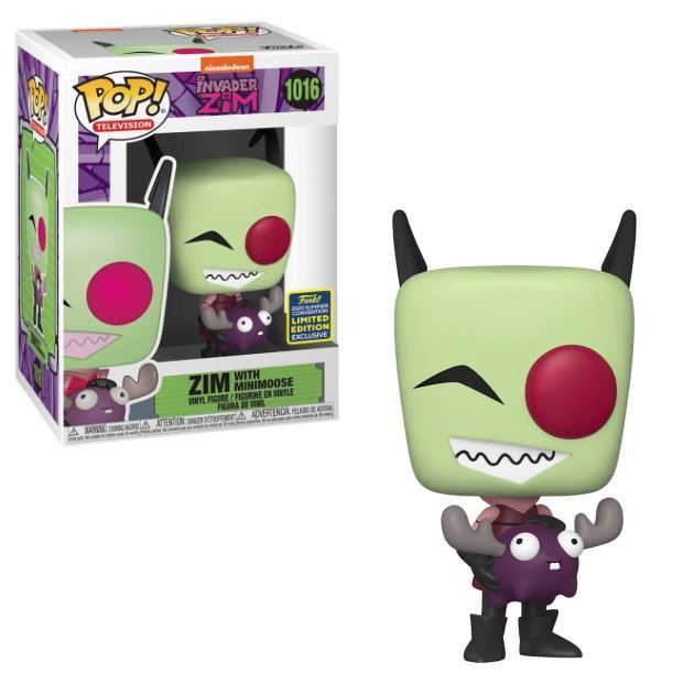 Invader Zim - Zim with Minimoose #1016 - Funko Pop! Vinyl Figure (Television)