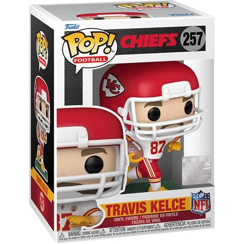 PREORDER Travis Kelce away jersey 257 Funko Pop Vinyl Figure  Sports