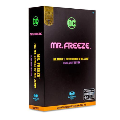 DC Multiverse Mr. Freeze Black Light Gold Label 7-Inch Scale Action Figure Cartoon Collection