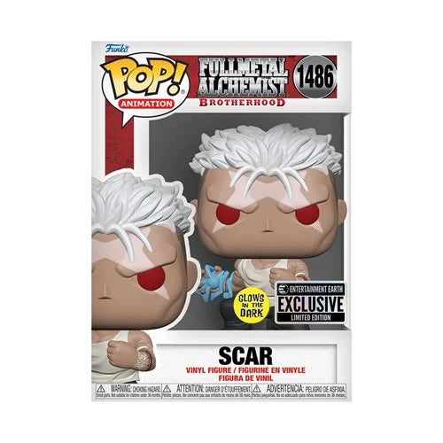 Fullmetal Alchemist: Brotherhood - Scar #1486 (GITD) - Exclusive Funko Pop! Vinyl Figure