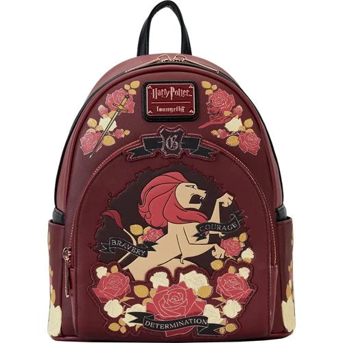 Harry Potter Gryffindor House Tattoo Mini-Backpack by Loungefly