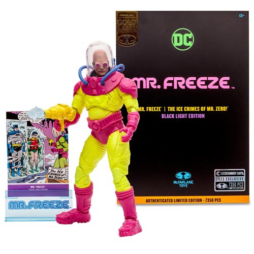 DC Multiverse Mr. Freeze Black Light Gold Label 7-Inch Scale Action Figure Cartoon Collection