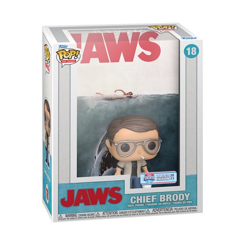 Jaws Chief Funko Pop! VHS Cover Figure #18 with Case Pop Vinyl Figure Exclusive Movie