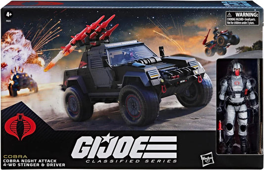 G.I. Joe Classified Cobra Night Attack 4wd stinger driver Hasbro gijoe LIMIT ONE