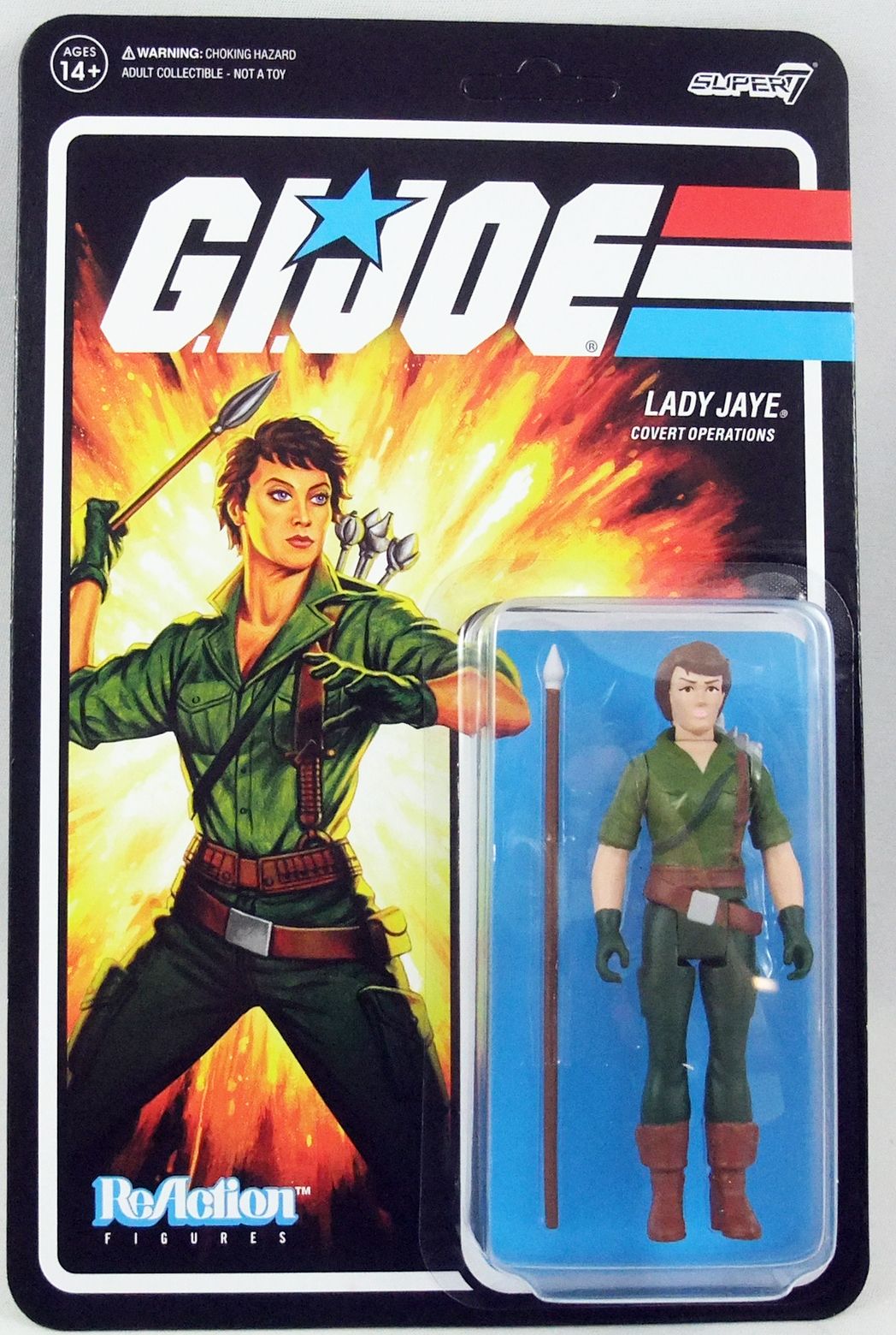 G.I. Joe Lady Jaye Super7 Reaction