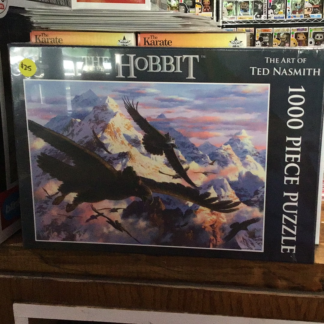 Lord of the Rings  - The Art of Ted Nasmith - Bilbo and the Eagles  - 1000 Piece Puzzle