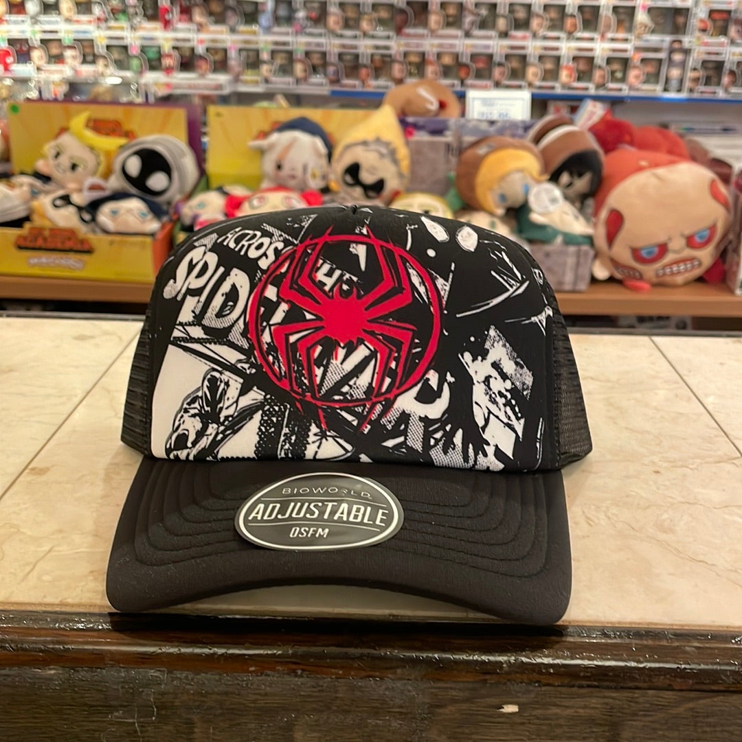 Bioworld Miles Morales Foam Trucker hat Black