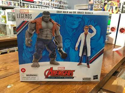 Marvel Legends - Gray Hulk and Bruce Banner 2-pack -Action Figure by Hasbro