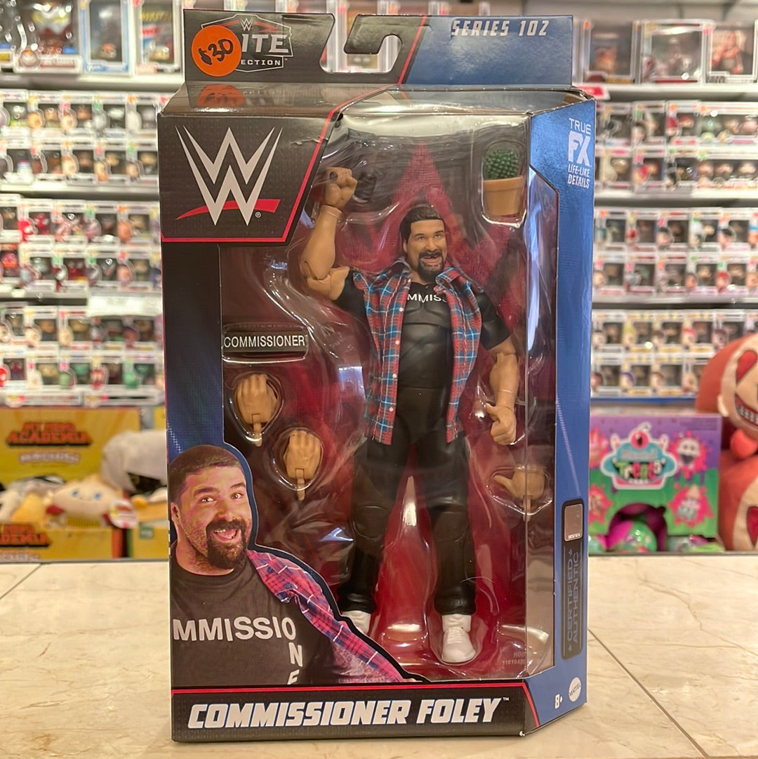 WWE - Commissioner Foley - Elite Collection Action Figure (Series 102) (Sports)