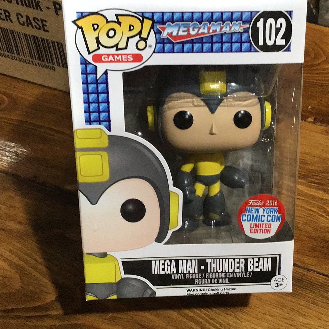 Mega Man  thunder beam Exclusive 102 Funko Pop vinyl Figure video games