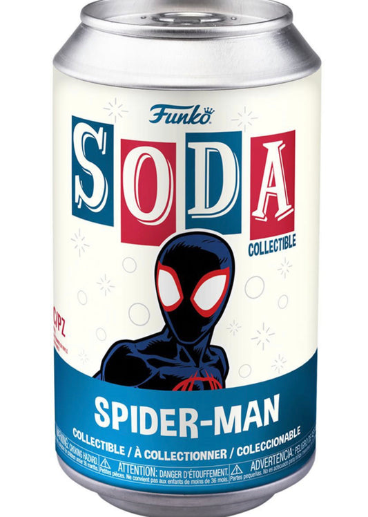 Marvel spiderverse Miles Morales Vinyl Soda sealed Mystery Funko figure limit 6