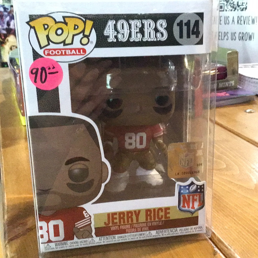 NFL Jerry Rice Funko Pop! Vinyl figure store