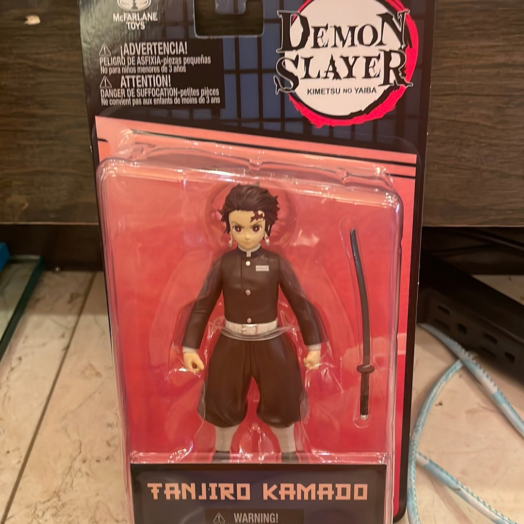 Demon Slayer Tanjiro Kamado 4" Action Figure Wave 1 Nezuko Kamado McFarlane