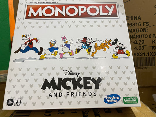 Disney Mickey and friends Monopoly Board Game new