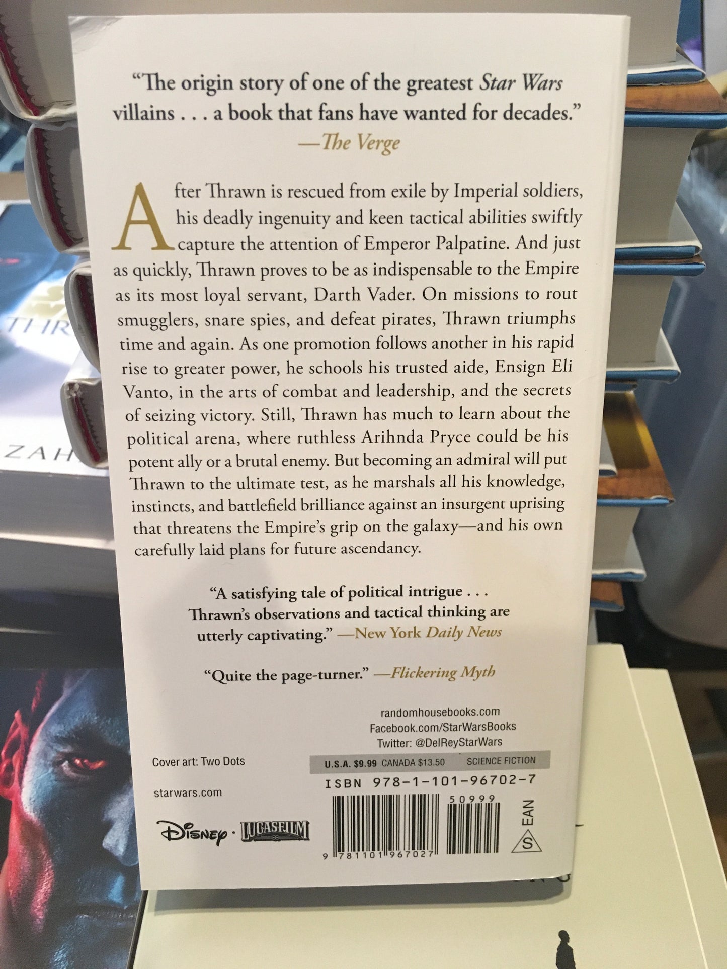 Star Wars: Thrawn - Novel by Timothy Zahn