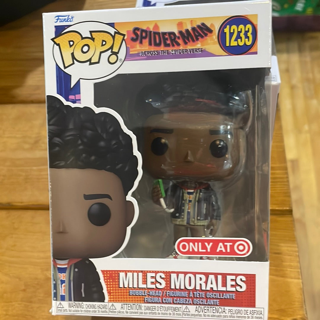 Spiderverse Miles Morales 1233 exclusive - Funko Pop! Vinyl Figure