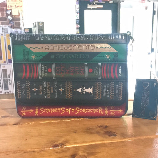 Fantastic Beasts Secrets Dumbledore Books crossbody purse by Loungefly