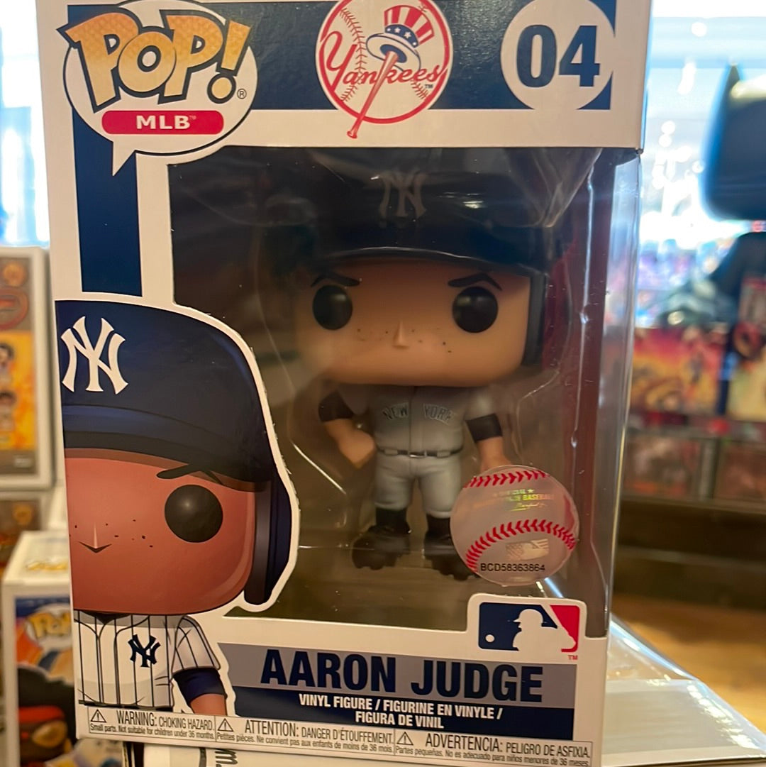 NY Yankees Aaron Judge 4 MLB Funko Pop! Vinyl figure sports LIMIT ONE