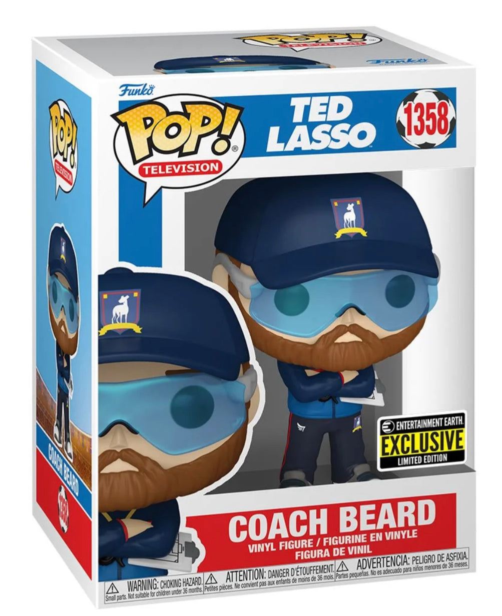 Ted Lasso - Coach Beard #1358 - Exclusive Funko Pop! Vinyl Figure (Television)