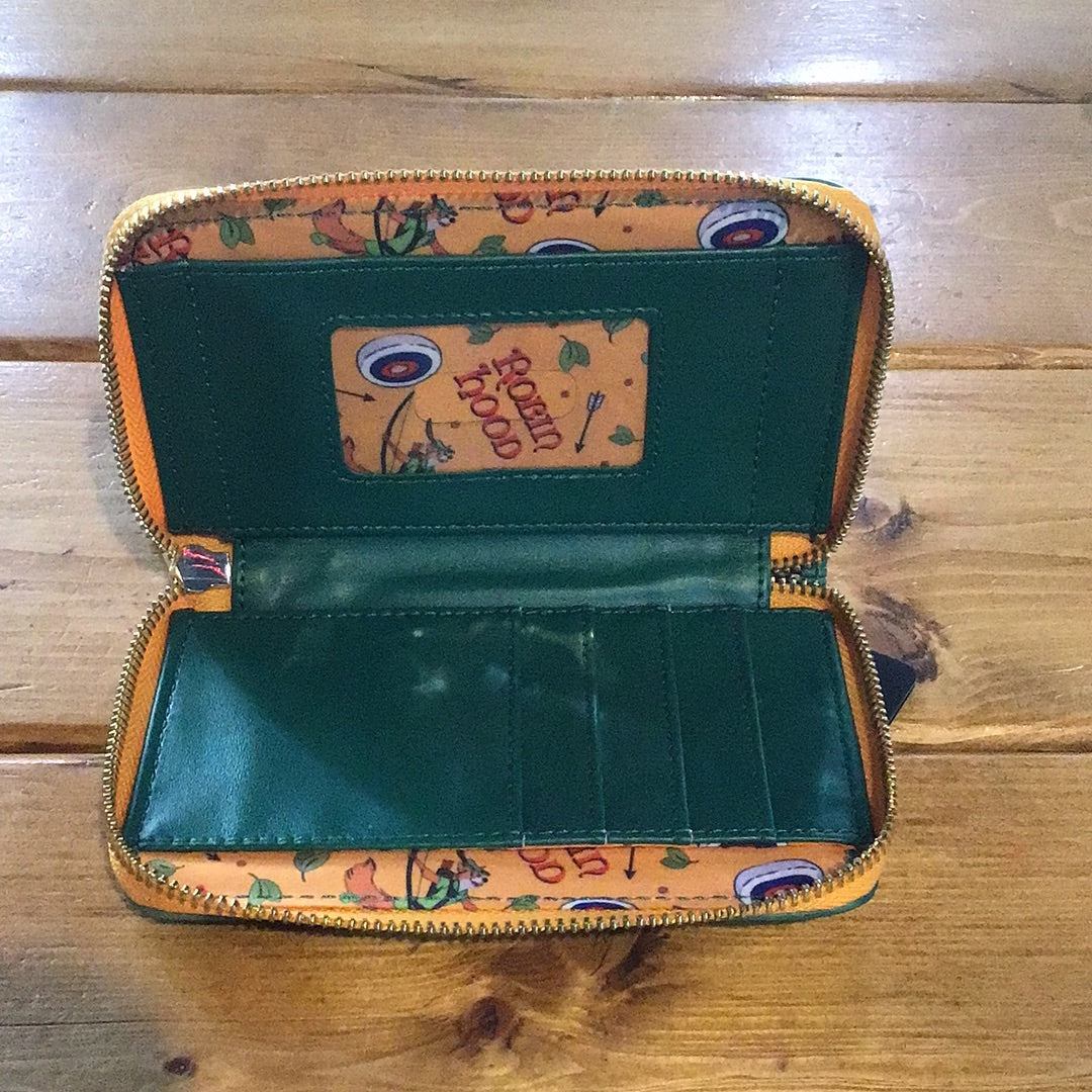 Leather Wallet Disney Robin Hood Wallet EXCLUSIVE DROP: Loungefly