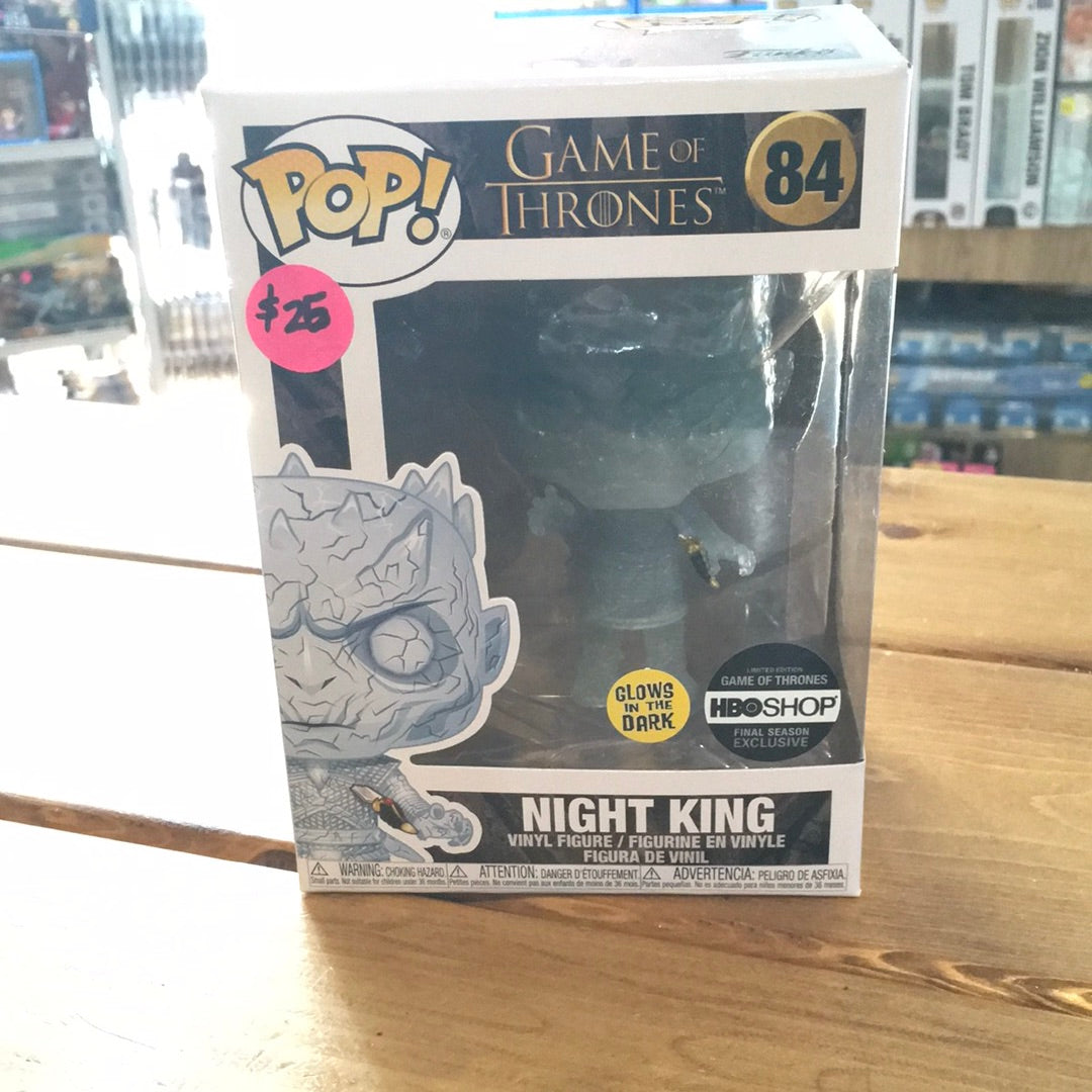 GOT Game of Thrones Crystal Night King GITD HBO Shop exclusive Funko Pop! Vinyl Figure