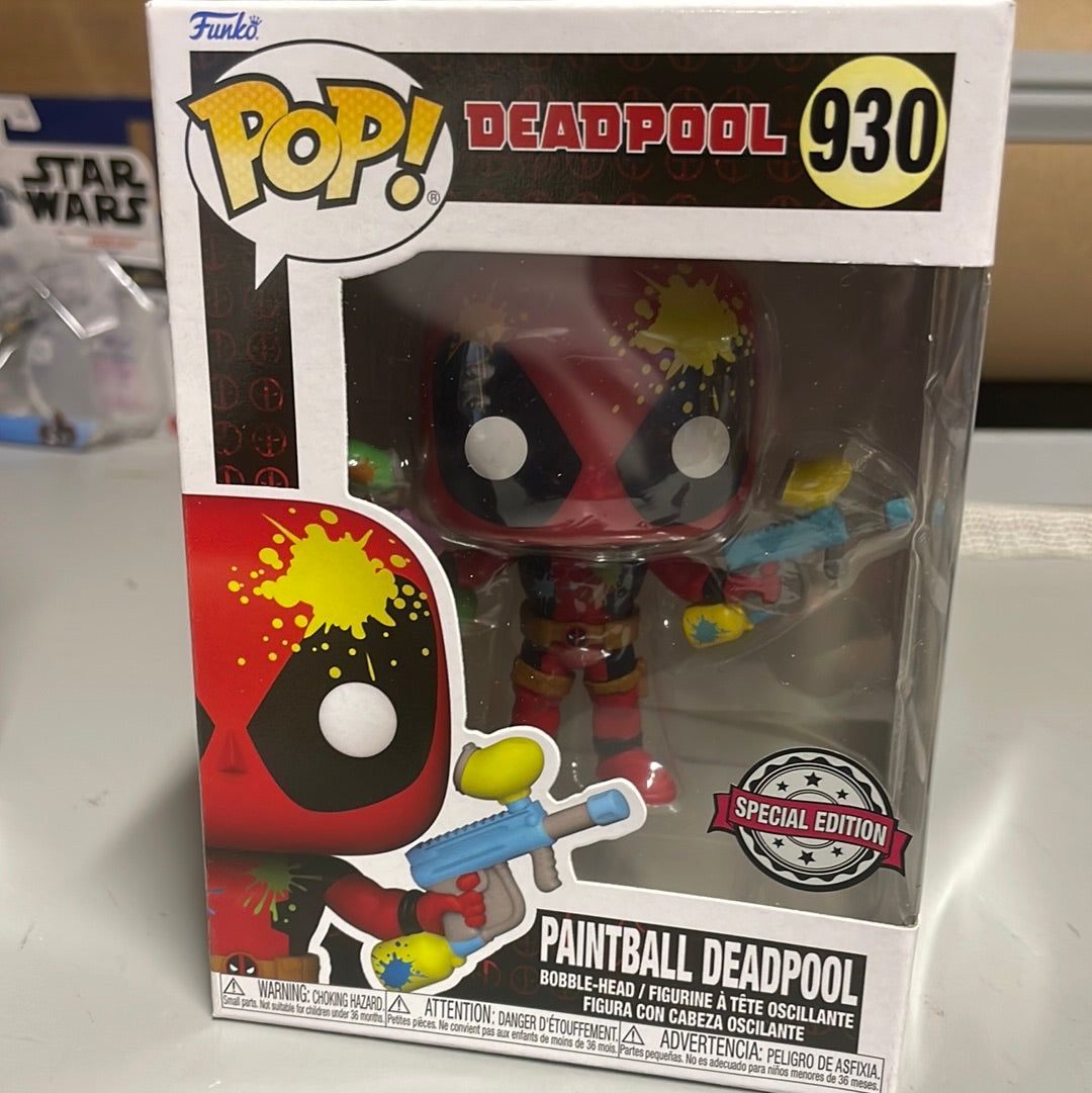 Marvel - Paintball Deadpool #930 - Exclusive Funko Pop! Vinyl Figure