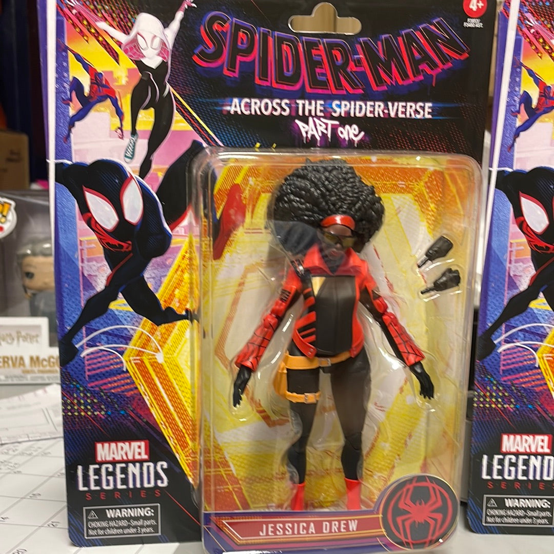 Marvel Spiderman across the spiderverse Jessica Drew Legends Series Action Figure