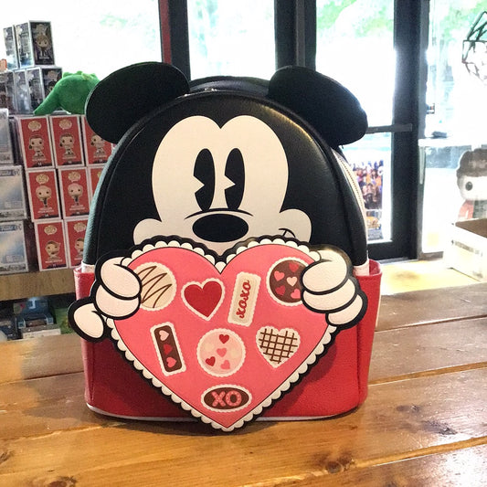 Mickey Mouse Chocolate Box Valentine Exclusive Mini Backpack by Loungefly