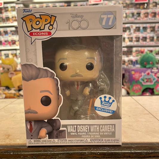 Disney 100 - Walt Disney with Camera #77- Funko Pop! Vinyl Figure